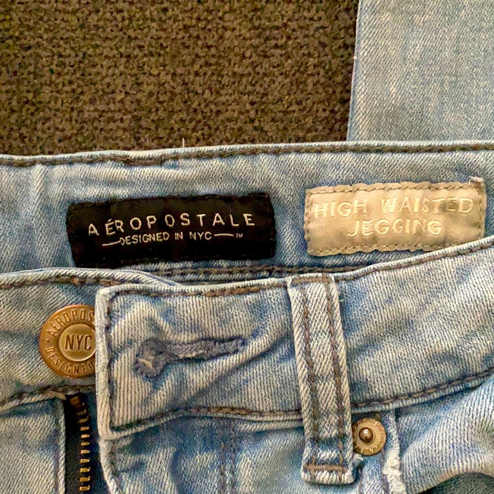 Aeropostale high rise jeggings worn once